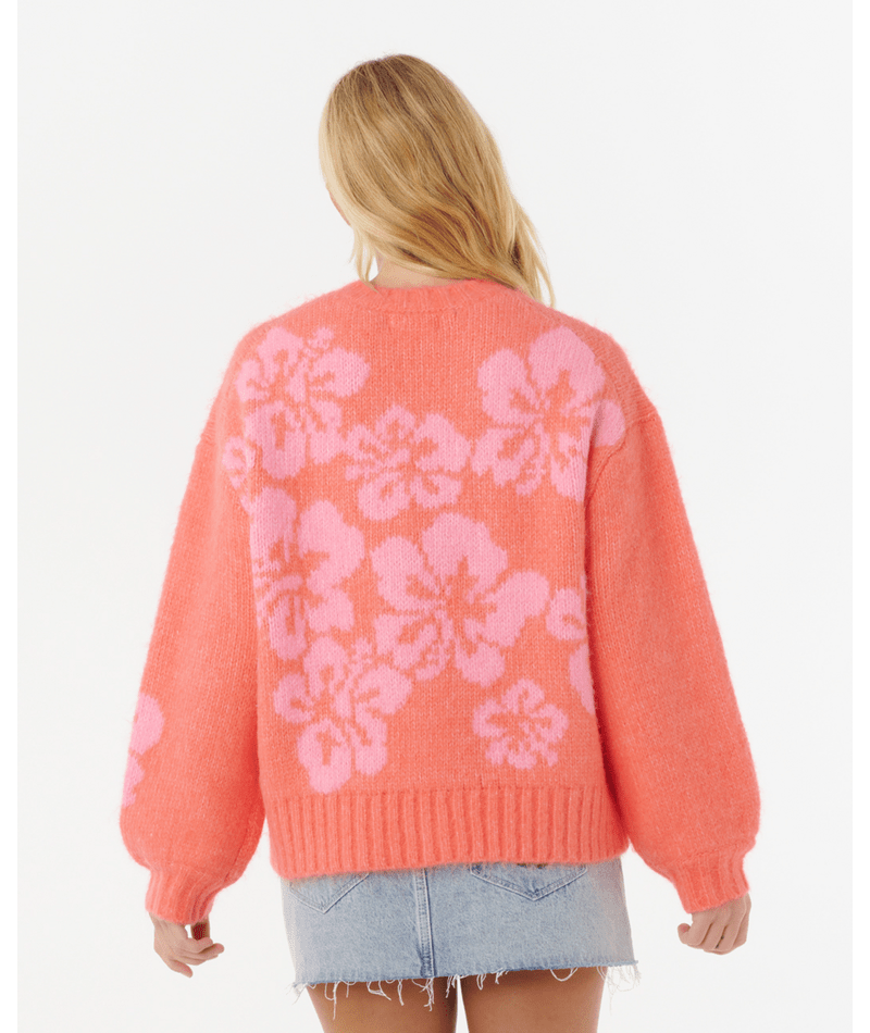 Hibiscus Heat Jacquard