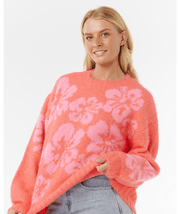 Hibiscus Heat Jacquard