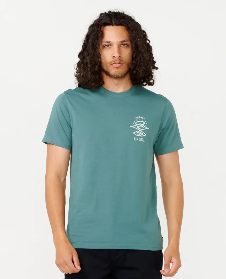 Boys - Rip Curl Search Icon T-Shirt - Boy's Graphic T-Shirts in Aloe
