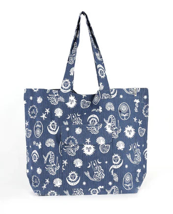 Mixed Pocket Tote