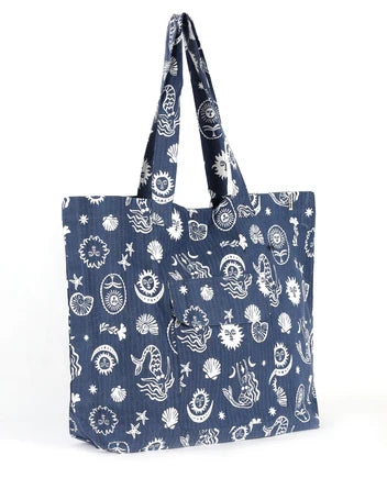 Mixed Pocket Tote