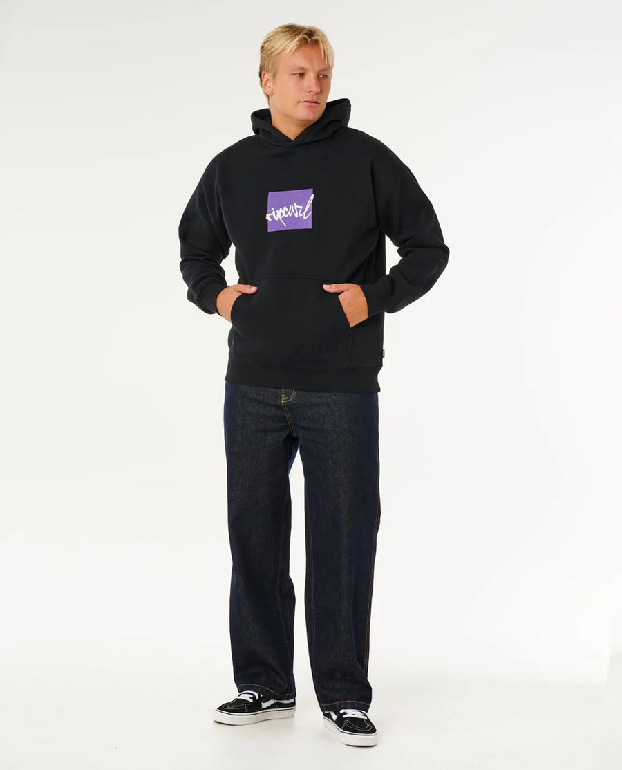Rib Script Icon Hood