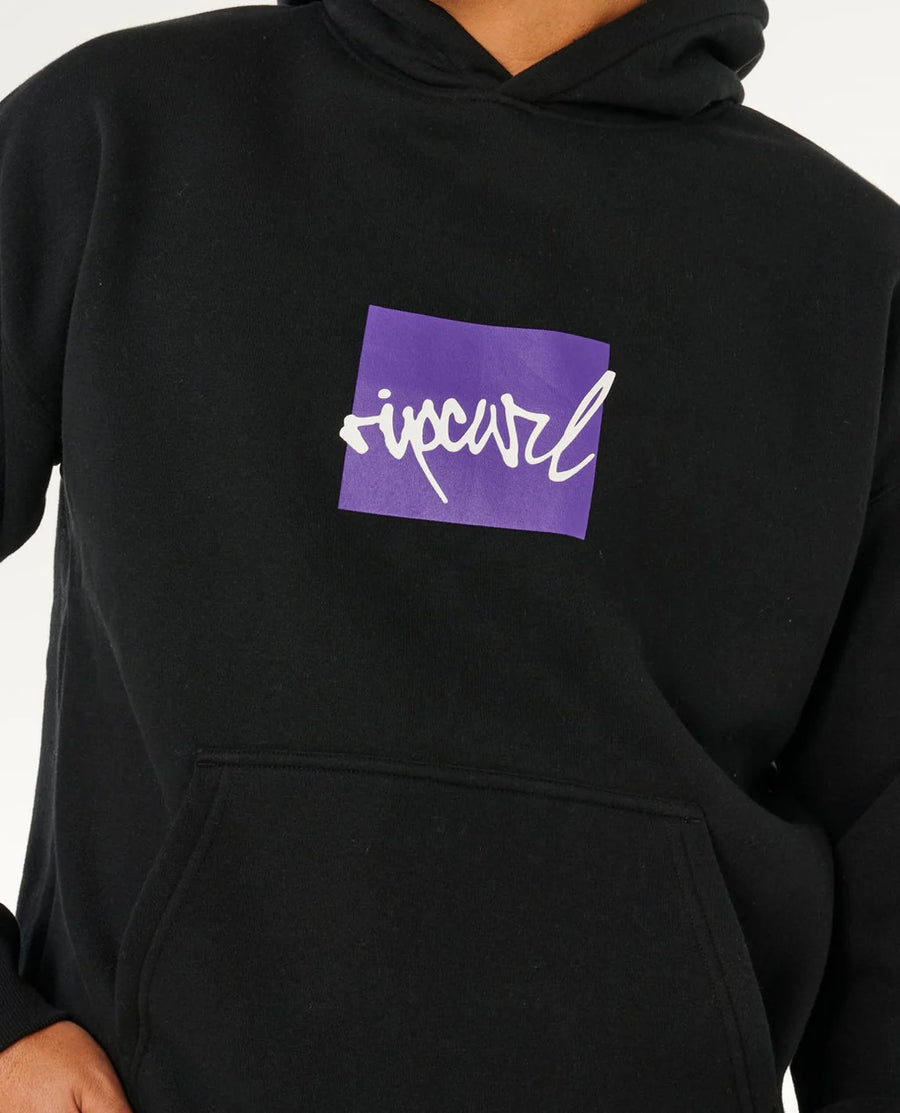 Rib Script Icon Hood