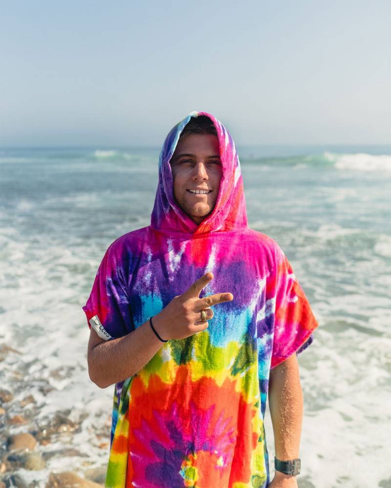 Tie Dye Changing Poncho