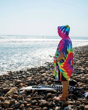 Tie Dye Changing Poncho